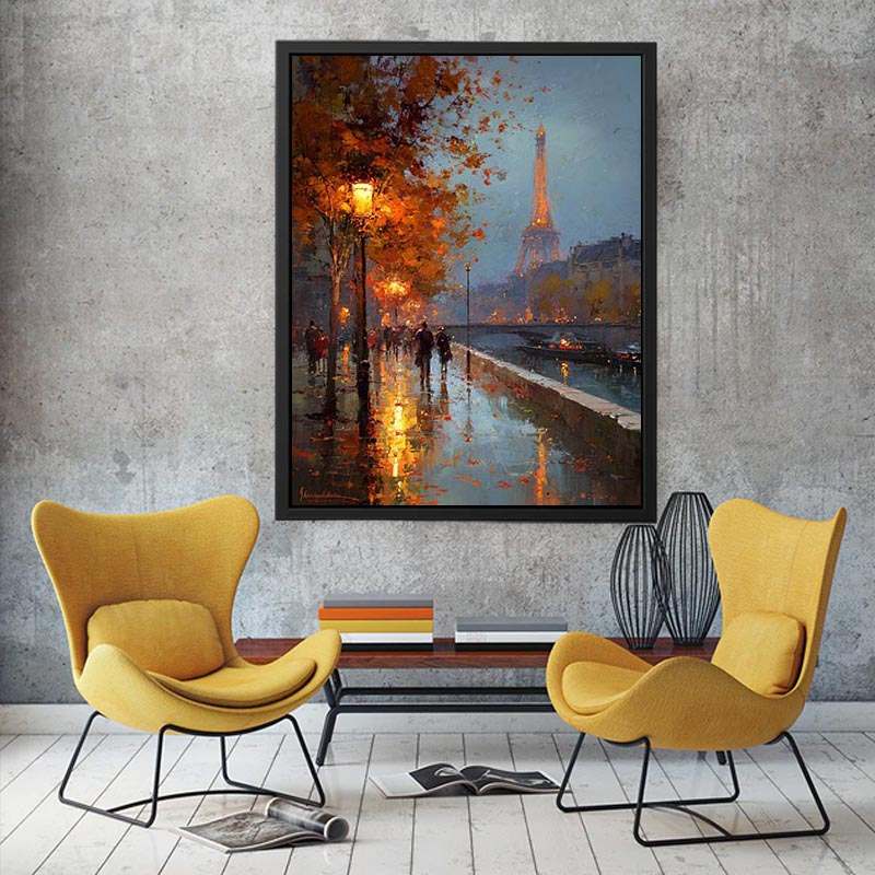 Midnight in Paris Painting