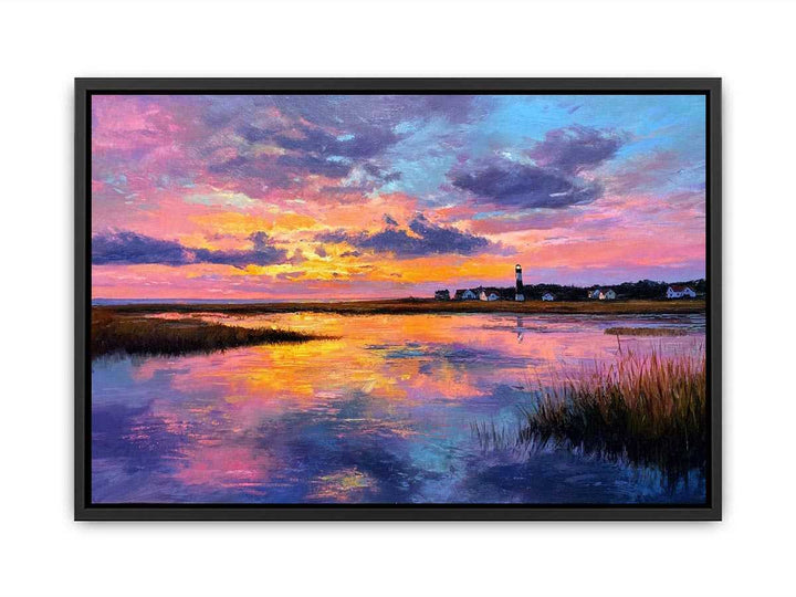 Colorfull sunset  Canvas Print