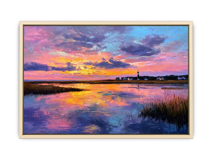 Colorfull sunset  Art Print