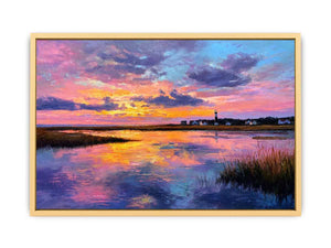 Colorfull sunset Streched canvas