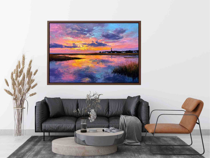 Colorfull sunset Painting