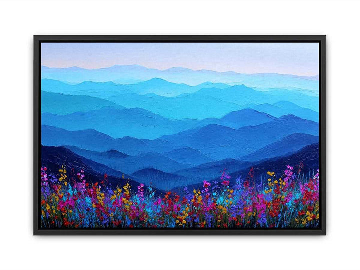 Blue Mountain Horizon  Canvas Print
