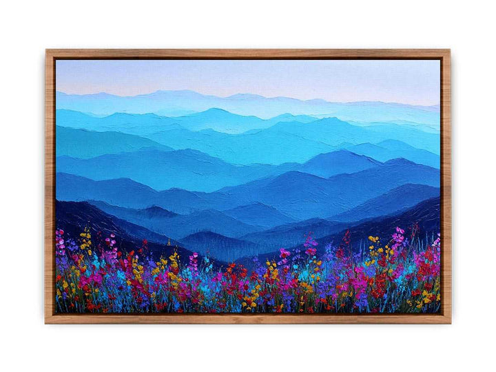 Blue Mountain Horizon Poster