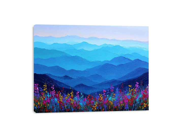 Blue Mountain Horizon Painting