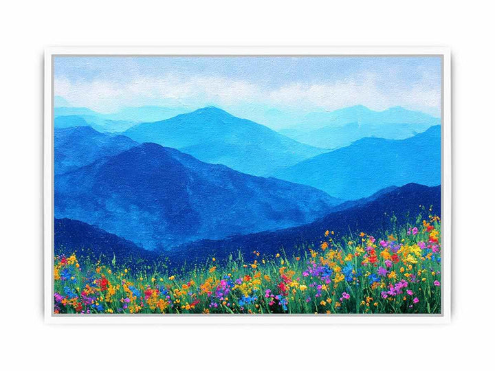 Blue Ridge Blossoms Framed Print