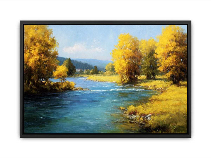 Yellow Trees  Canvas Print