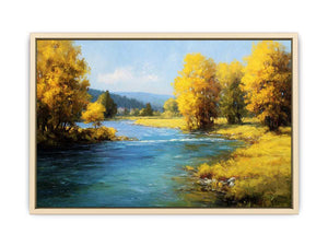 Yellow Trees  Art Print