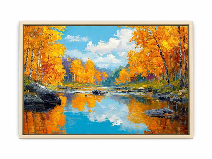 Autum Forest landscape  Art Print