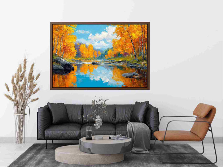 Autum Forest landscape Painting