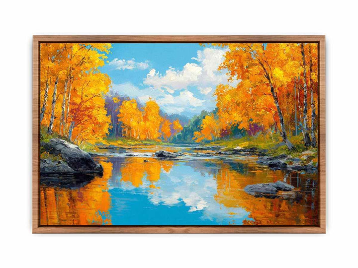 Autum Forest landscape Poster