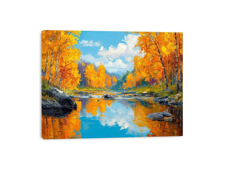Autum Forest landscape Painting