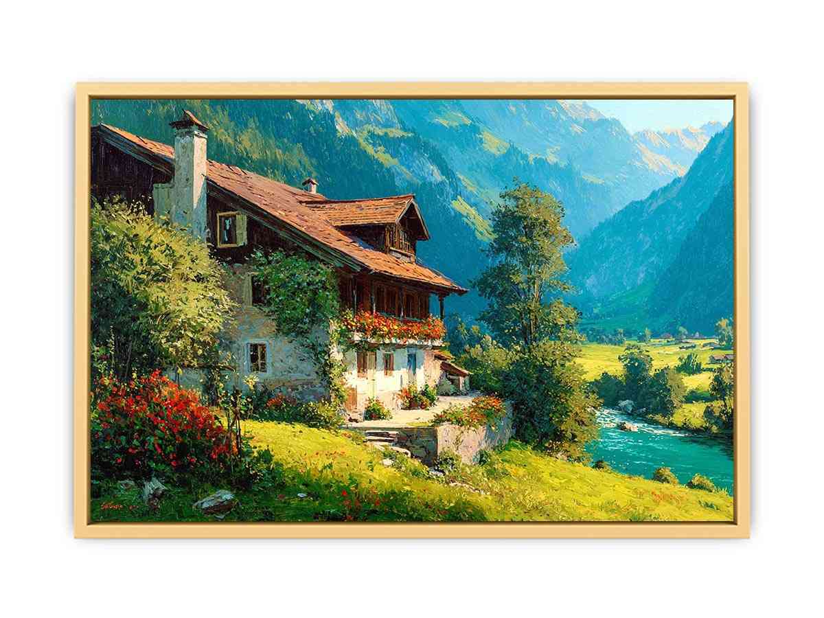 Hidden Retreat Streched canvas