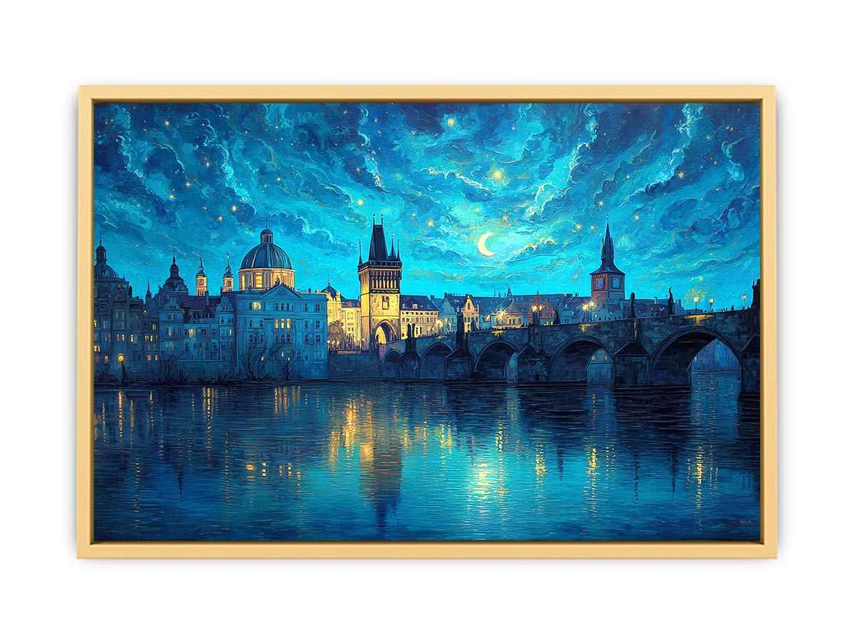 Prague Streched canvas
