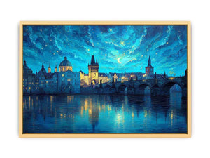 Prague Streched canvas