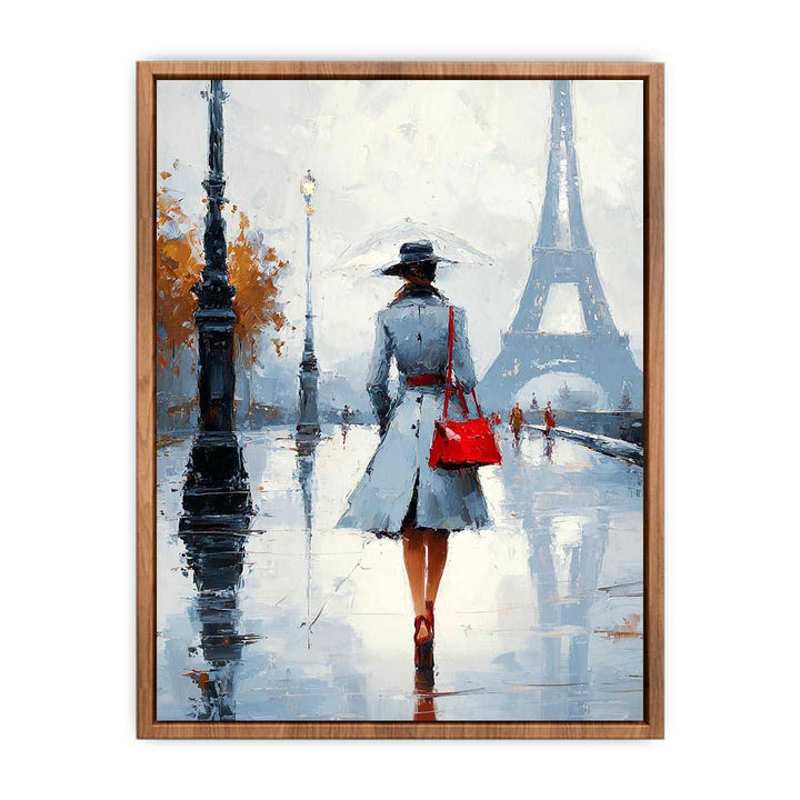 Chic Walk in Paris  Poster
