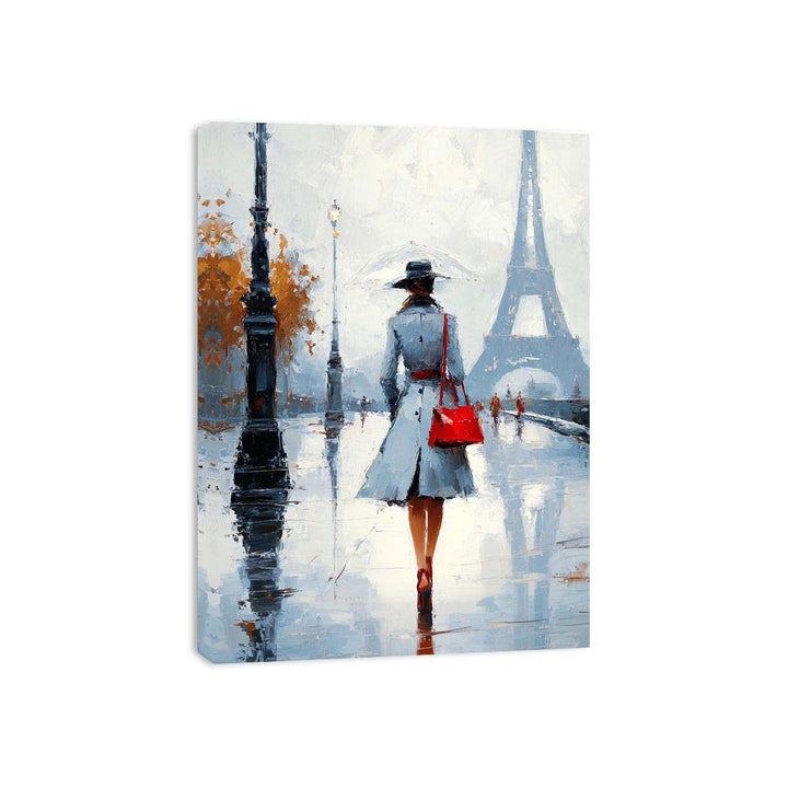 Chic Walk in Paris  Painting
