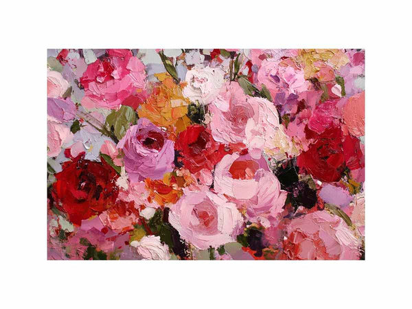 Abstract roses Pink & Red