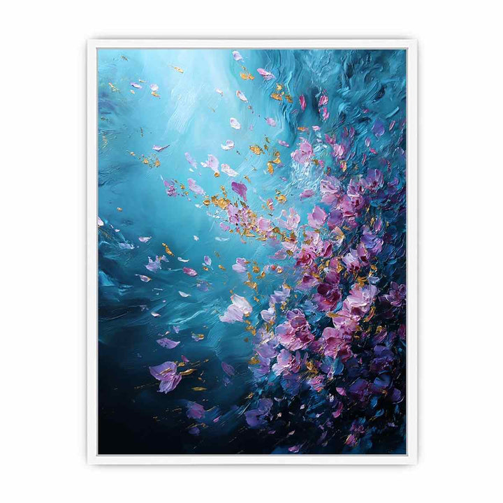 Ocean Bloom Framed Print