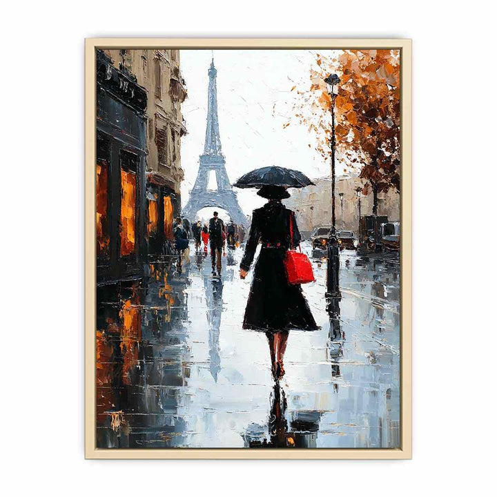 Paris Fashion Stroll   Art Print