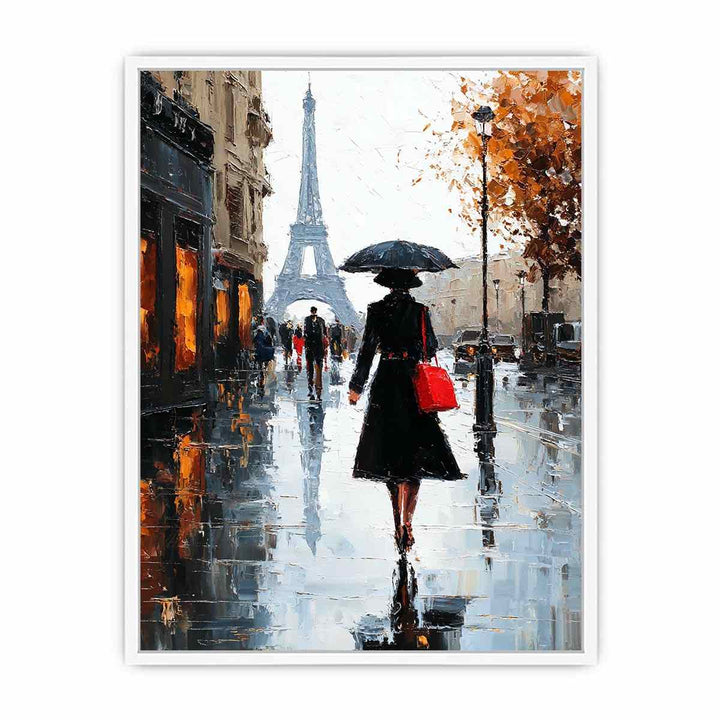 Paris Fashion Stroll  Framed Print