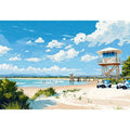 white sand Ausie Beach