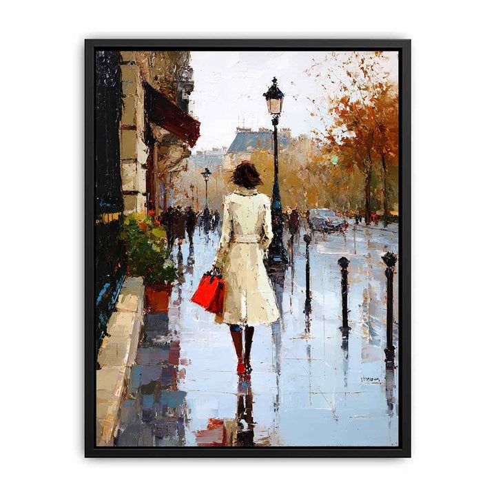 Glamour in Paris   Canvas Print
