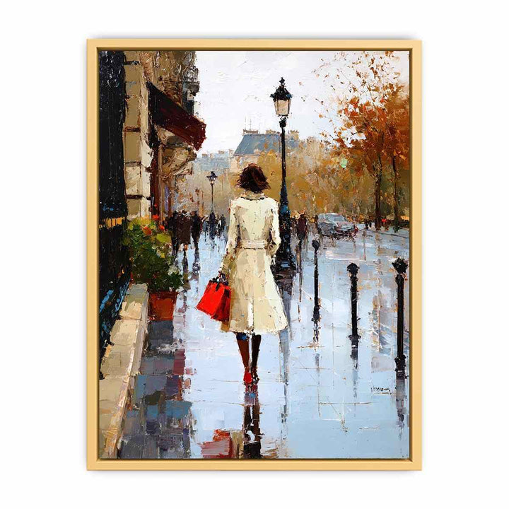 Glamour in Paris   Streched canvas
