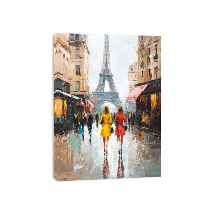 Paris City Street  Painting