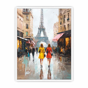 Paris City Street  Framed Print