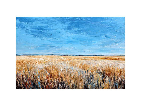 Rustic Farm Landscape Painting