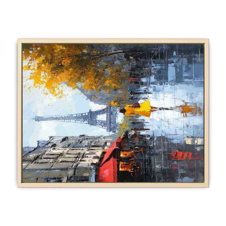 Elegant Walk in Paris   Art Print