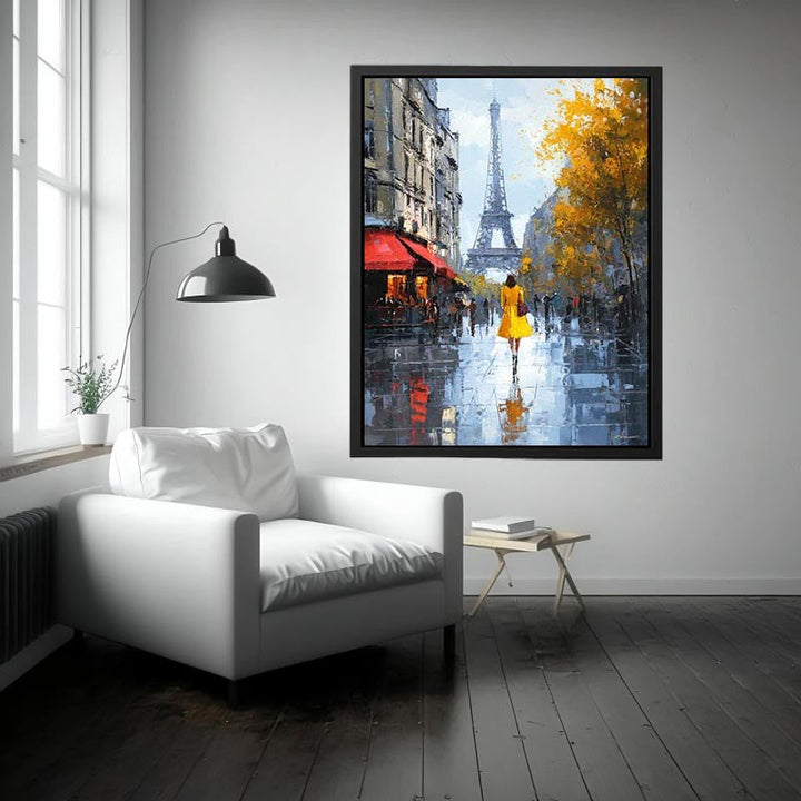 Elegant Walk in Paris  Painting