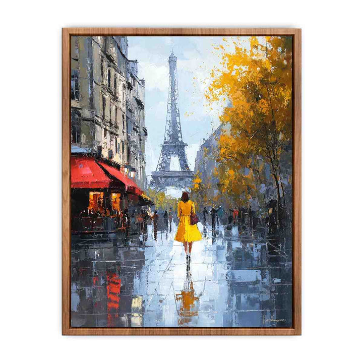 Elegant Walk in Paris  Poster