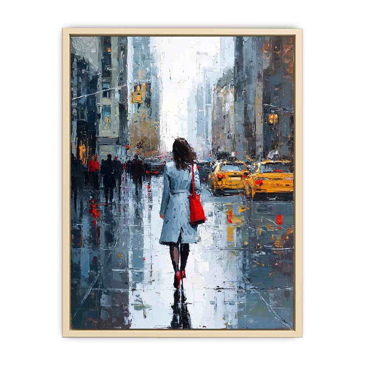 Red Purse Glamour  Art Print