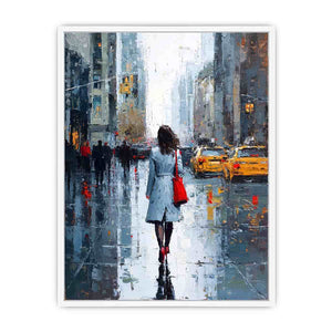 Red Purse Glamour Framed Print