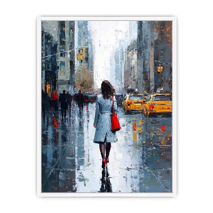 Red Purse Glamour Framed Print