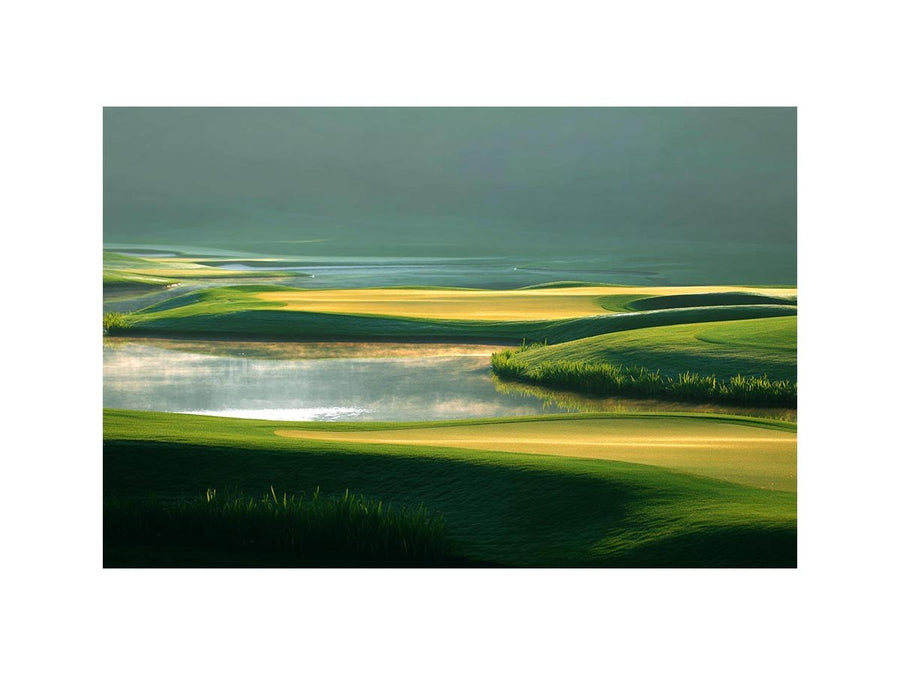 Minimalist Golf Landscape