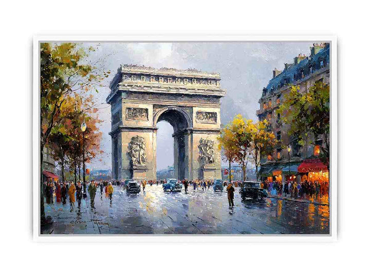 Arc De Triomphe Paris Framed Print