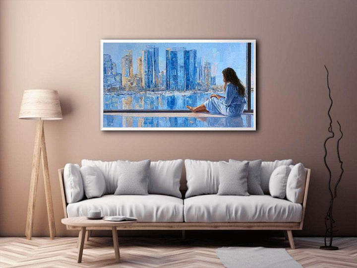 Window to the City Canvas Print