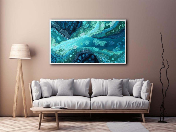 Abstract Sea Movement  Canvas Print