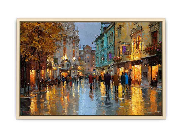 Strolling Paris Streets   Art Print