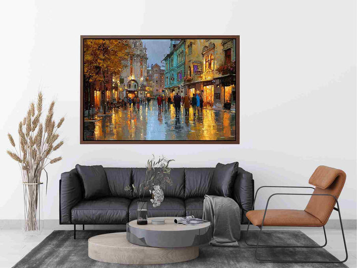 Strolling Paris Streets  Painting
