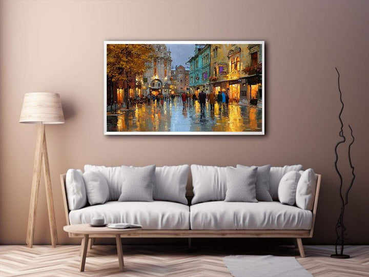 Strolling Paris Streets  Painting