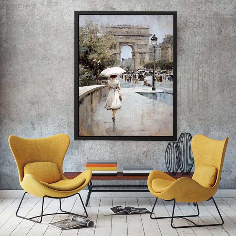 Paris Walk Canvas Print