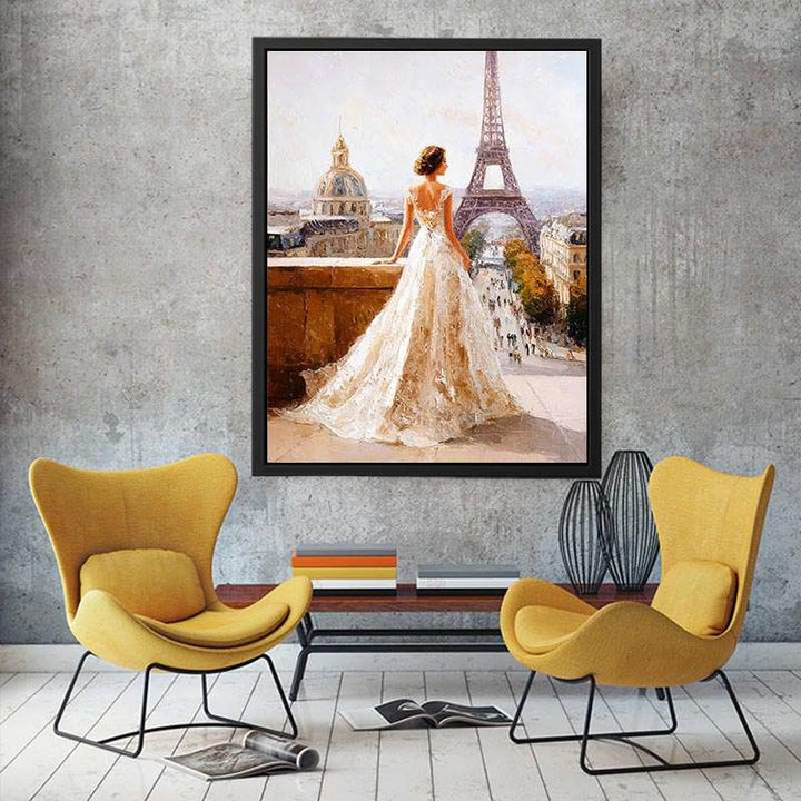 Arc de Triomphe Walk Canvas Print