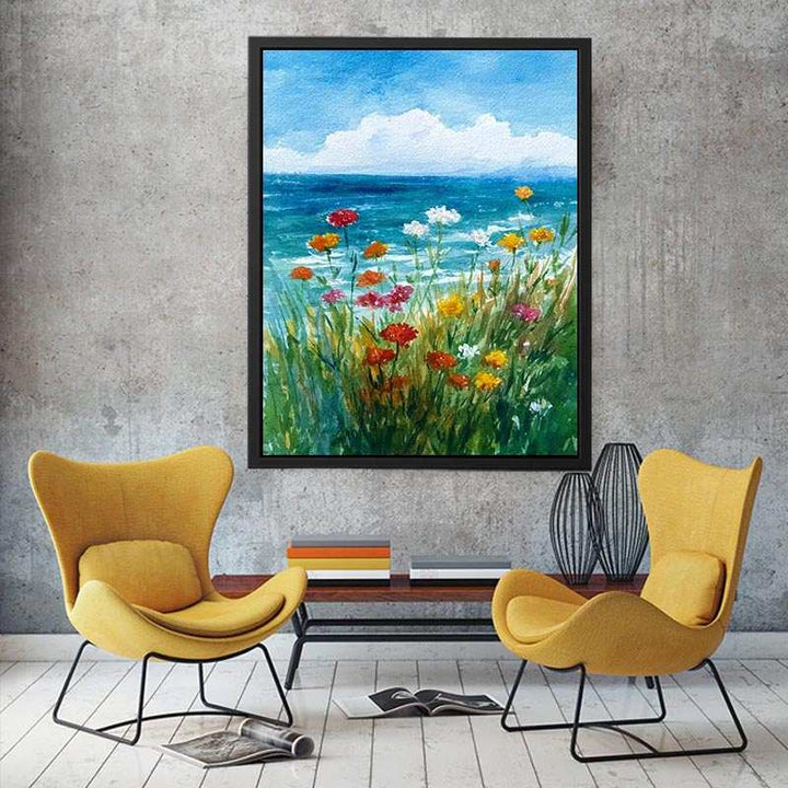 Coastal Blooms Canvas Print