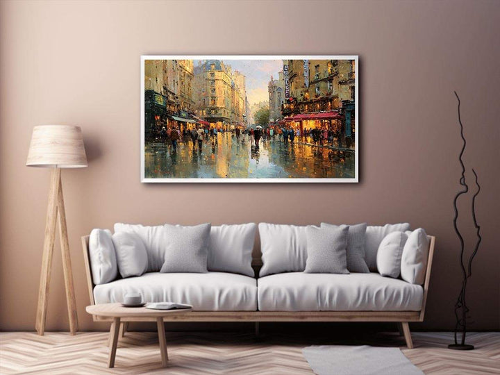 Illuminated Paris Painting