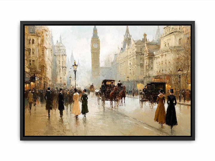 Vintage London Street Poster