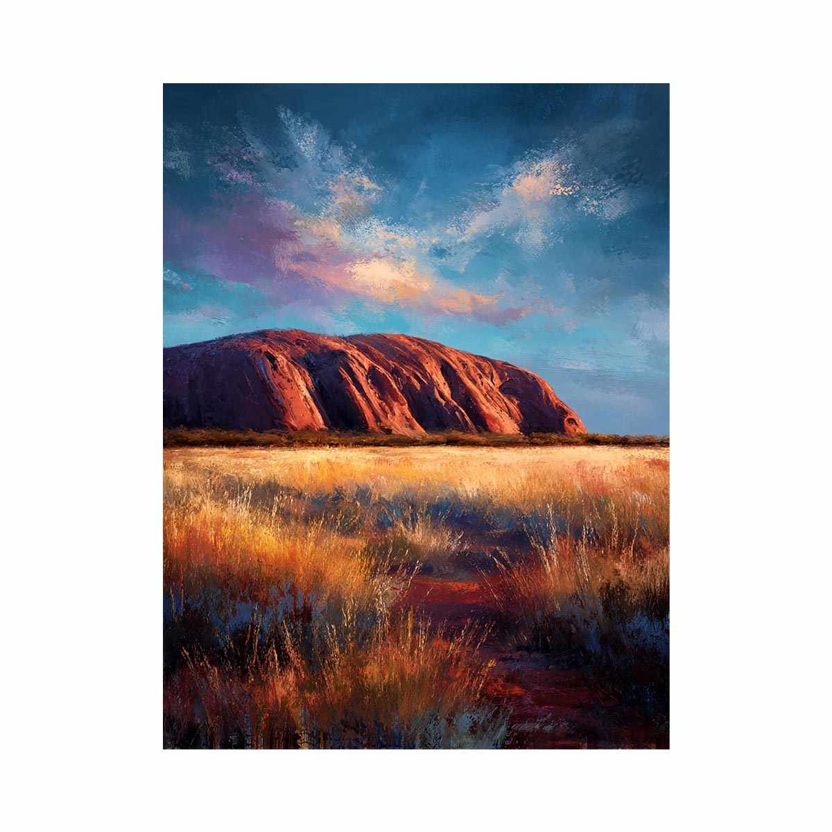 Rock of uluru