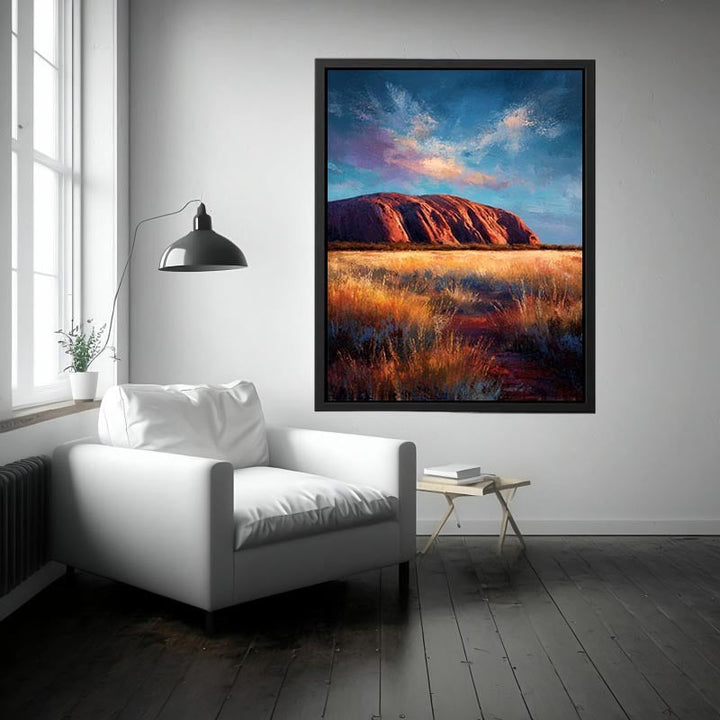 Rock of uluru Painting